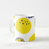 Mug Oranges d'été : Motif de fruits élégant. (Devant gauche)