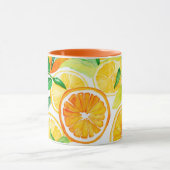 Mug Oranges et citrons aquarelle Citrus Combo (Centre)