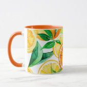 Mug Oranges et citrons aquarelle Citrus Combo (Gauche)