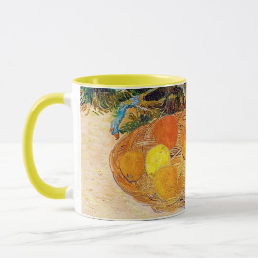 Mug Oranges et citrons avec gants bleus, Van Gogh (Gauche)