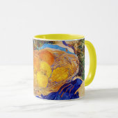 Mug Oranges et citrons avec gants bleus, Van Gogh (Devant droit)