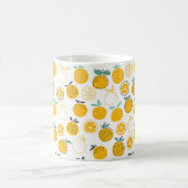 Mug Oranges fruits sans couture motif (Centre)