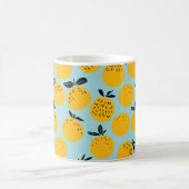 Mug Oranges fruits sans couture motif (Centre)