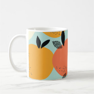 Mug Oranges Motif : Conception Vibrante sans fil.