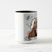 Mug orangoutan coincé dans un mur (Centre)