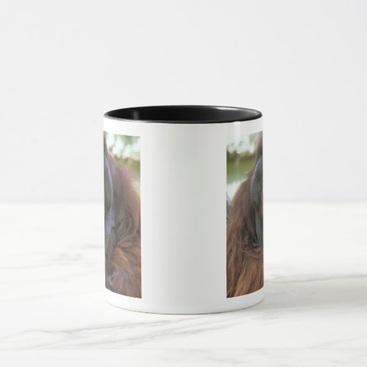 Mug Orangoutan Pongo Pygmaeus (Centre)