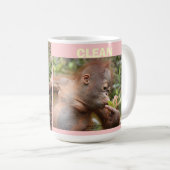Mug Orangutan propre et sec (Devant droit)