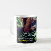 Mug Orangutan se relaxer dans l'arbre (Devant gauche)