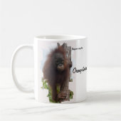Mug Orangutans en Bornéo (Gauche)
