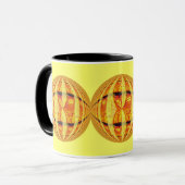 Mug Orb Gold Arrondi muqueuse jaune (Devant gauche)
