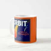Mug Orbite Orbite Oranges Crate étiquette (Devant gauche)