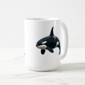 Mug Orca en mouvement (Devant droit)