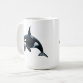 Mug Orca en mouvement (Devant gauche)