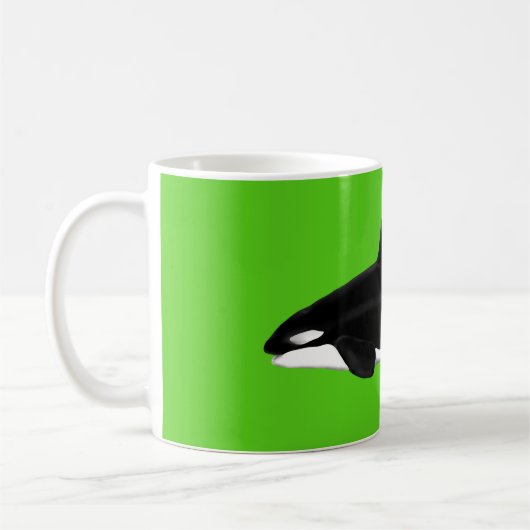 Mug Orca en vert (Gauche)