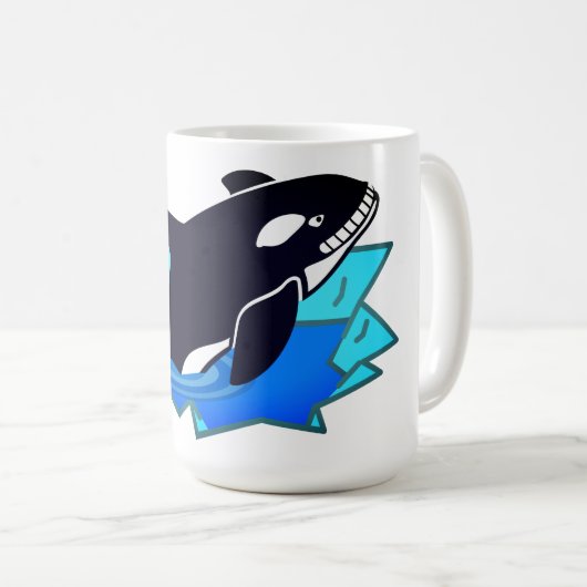 Mug Orca, Fish, Penguin Enemy (Devant droit)