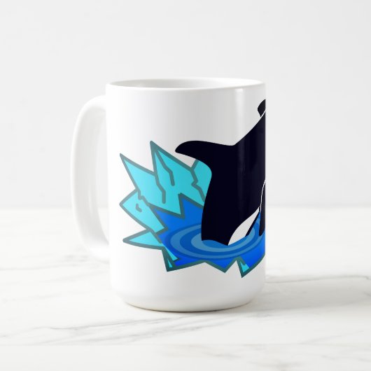 Mug Orca, Fish, Penguin Enemy (Devant gauche)