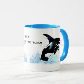 Mug Orca Guardians of the Oceans Aquarelle (Devant droit)
