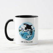 Mug Orca Killer Whale Blue Ocean (Gauche)