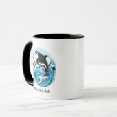 Mug Orca Killer Whale Blue Ocean (Devant gauche)