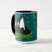 Mug Orca Killer Whale Christmas (Devant gauche)