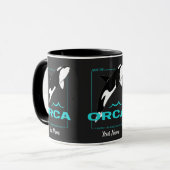 Mug Orca Killer Whale pour une fille qui aime juste le (Devant gauche)