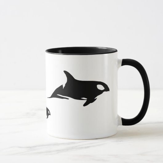 Mug Orca Mother et deux calques (Droite)