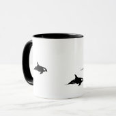 Mug Orca Mother et deux calques (Devant gauche)