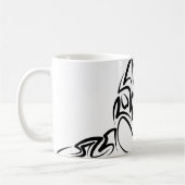 Mug Orca tribale noire et blanche (Gauche)