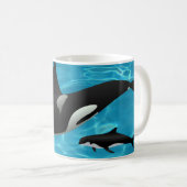 Mug Orca Whales (Devant droit)