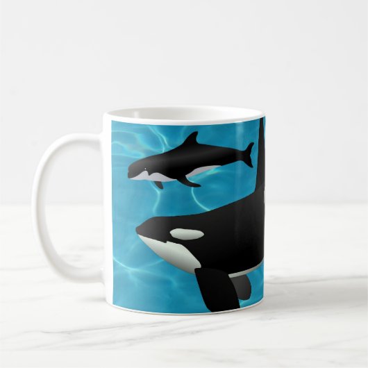 Mug Orca Whales (Gauche)