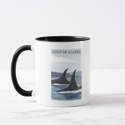 Mug Orca Whales #1 - Golfe de l'Alaska (Gauche)