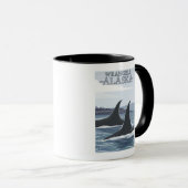 Mug Orca Whales #1 - Wrangell, Alaska (Devant droit)