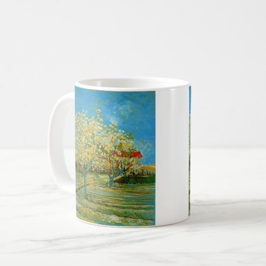 Mug Orchard à Blossom par Vincent van Gogh (Devant gauche)