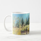 Mug Orchard Van Gogh à Blossom, Bordé par Cyprès (Gauche)