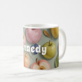 Mug Orchard Whimsy : Fruits pastel (Devant droit)