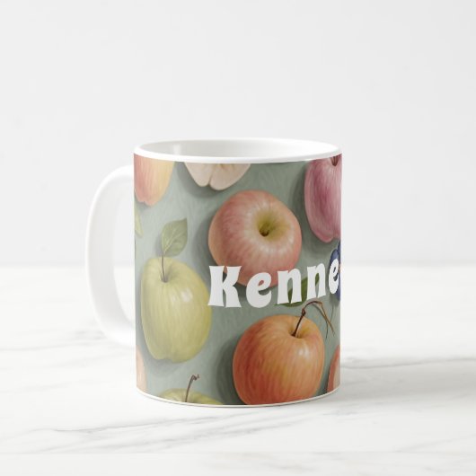 Mug Orchard Whimsy : Fruits pastel (Devant gauche)