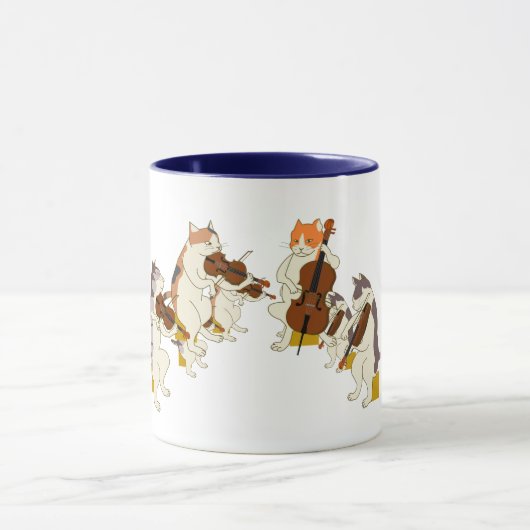 Mug Orchestre de chats - Chat de violon (Centre)