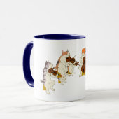 Mug Orchestre de chats - Chat de violon (Devant gauche)
