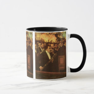 Mug Orchestre de l'Opéra par Edgar Degas, Art Vintage