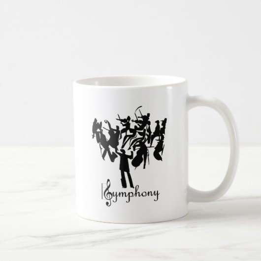 Mug Orchestre SYMPHONIQUE dans un design stylisé (Droite)