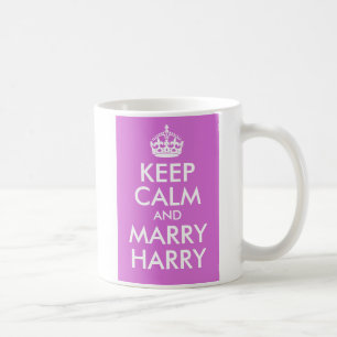 Mug Orchid Garder le calme et épouser Harry