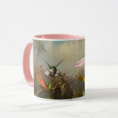 Mug Orchidée avec deux colibris Heade (Devant gauche)