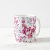 Mug Orchidée : beauté rouge singulière. (Devant droit)