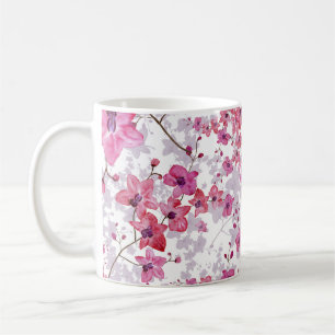 Mug Orchidée : beauté rouge singulière.
