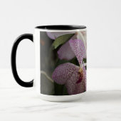 Mug Orchidée blanche violette café/tasse de thé 15oz (Gauche)