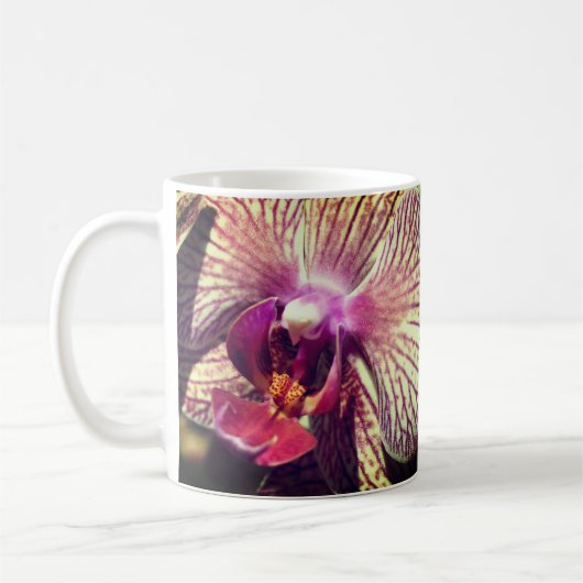 Mug Orchidée - Fleur vers le haut (Gauche)