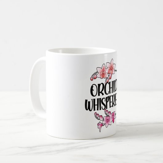 Mug Orchidée Plante de l'orchidée de Whisperer (Devant gauche)