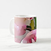Mug Orchidée rose (Devant gauche)