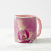 Mug Orchidée rose (Devant droit)