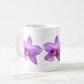 Mug Orchidée sauvage fleur tropicale violette (Devant gauche)